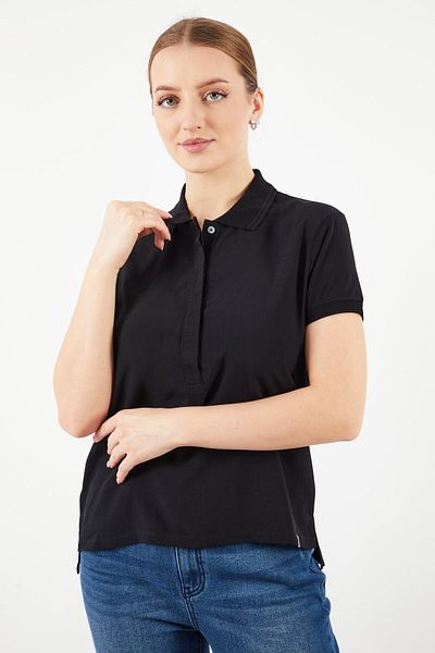 Scuderia Ferrari Women Sportswear Fit Short Sleeve Outdoor Top, Black