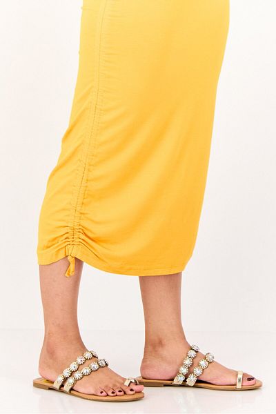Thalia Sodi Women Medium Joya Slip On Flats, Light Gold