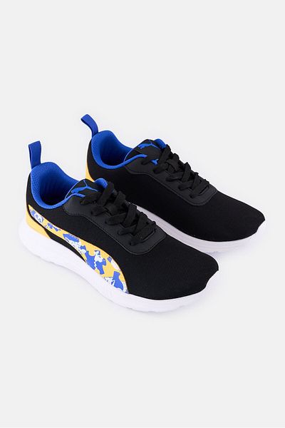 Puma Toddlers Boy Kynder Lace Up Shoes, Black