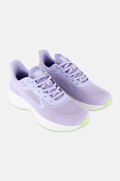 RBX Women Knitted Lace Up Hiking Shoes, Purple