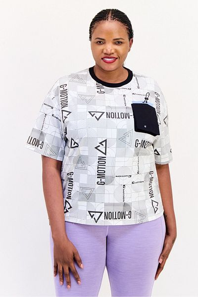 Giordano Women Sportswear Fit Short Sleeve Outdoor Top, Multicolor