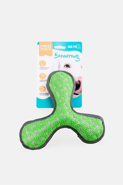 Posh Paws Boomerang Tuff Toy, Multicolor