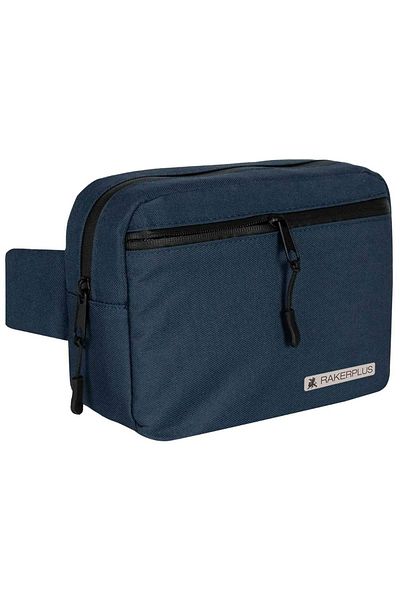 Rakerplus Navy Blue Unisex Minimum 21X15X5 cm Waist and Chest Bag