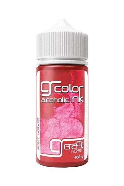 Graffiti Resin جرافيتي ريزن حبر كحولي لون أحمر مخملي 100غ