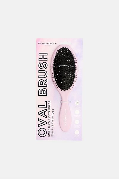 Ruby & Millie Soft Touch Detangling Oval Hair Brush, Light Purple