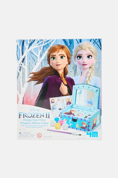 4M Disney Frozen II Wooden Mirror Chest