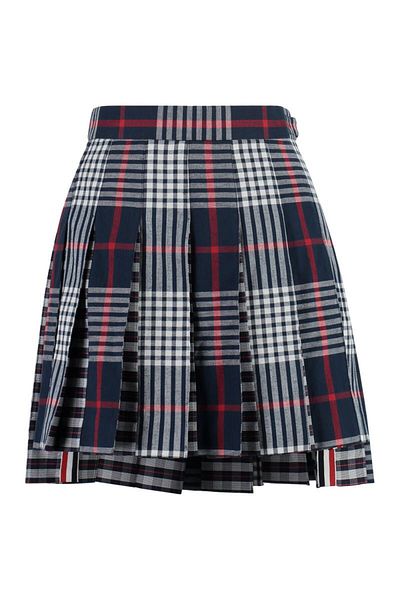 THOM BROWNE Thom Browne Pleated Mini Skirt