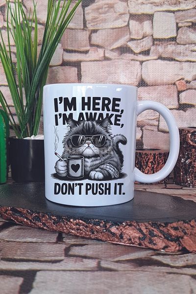 giftkonsept Cat Funny Gourmet Humorous Cat Lover Cat Owner Flavor Fond Gift Printed Mug Cup
