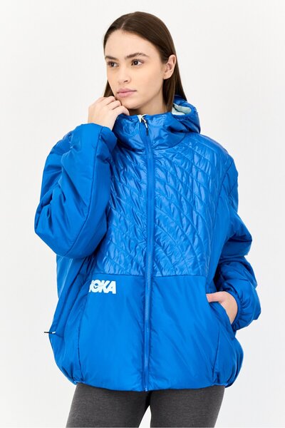 hoka Women Sportswear Fit Brand Logo Performance Puffer Jacket, Blue