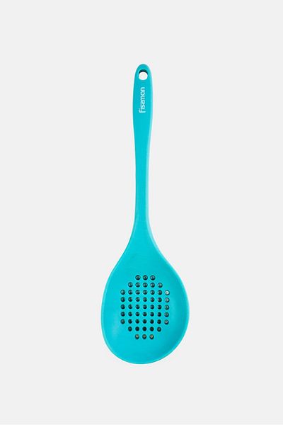 Fissman Lucretia Silicone Slotted Spoon, Blue