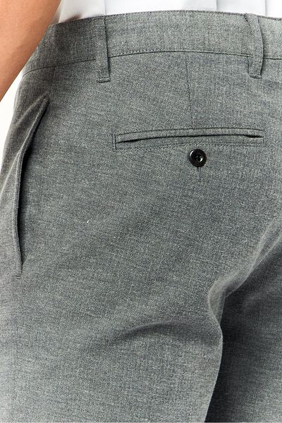 Gant Men Heather Stretchable Chino Pants, Grey