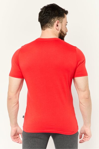 Puma Men Sportswear Fit Short Sleeve Outdoor T Shirt, Red