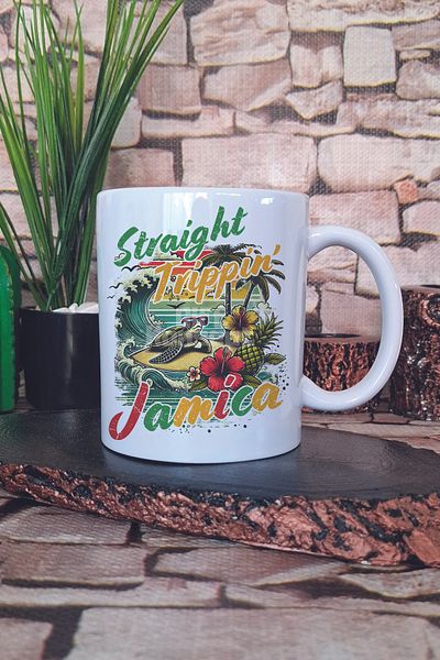 giftkonsept Jamica Summer Trip Printed Summer Vacation Tropical Getaway Gift Printed Mug Cup