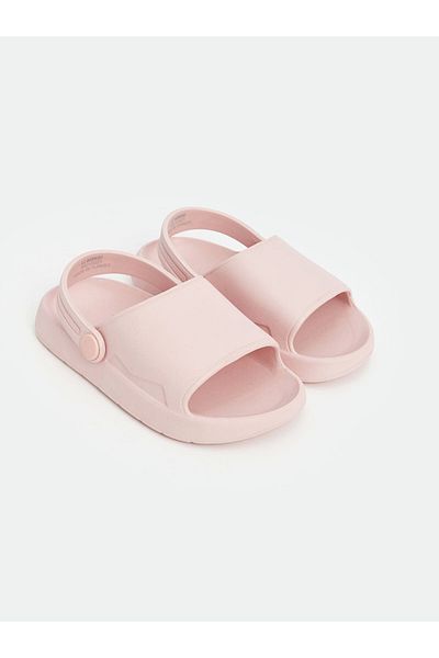 LC Waikiki Lcw Steps Pink Buckle Baby Girl Beach Sandals