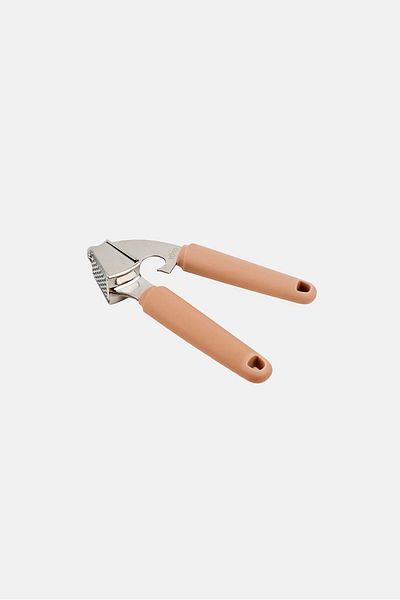 YOTO Stainless Steel Garlic Press, Peach