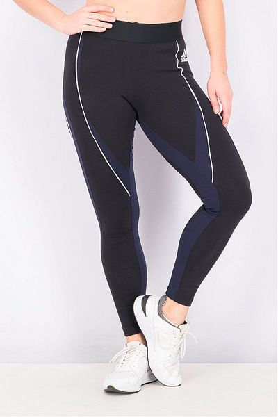 adidas Women Sportswear Fit Training Leggings, Black and White