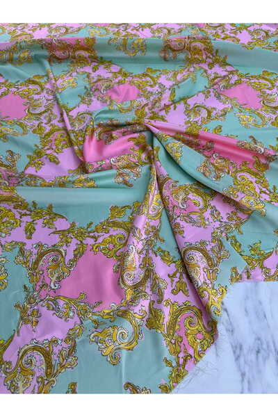 ipekkumaş Desenli Saten Kumaş Elbise Etek Gömlek Şalvar ÜRÜNÜMÜZ ADET OLARAK ...