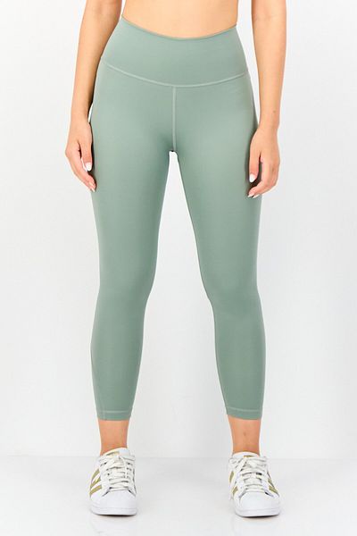adidas Women Optime 7/8 Sportswear Fit Training Leggings, Green