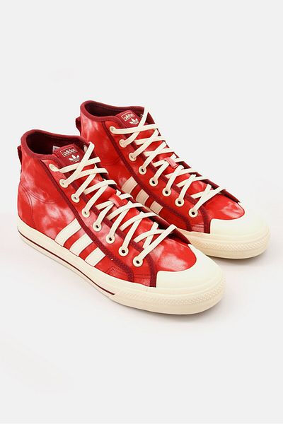 adidas Men Nizza HI RF Lace Up Sports Shoes, Red