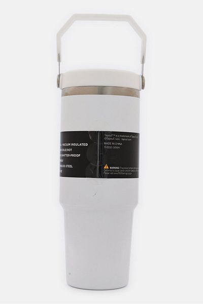 Tapout Fitness Stainless Steel Vacuum Insulated Tumbler 900ml, White