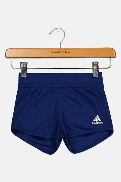 adidas Kids Girl Sportswear Fit Training Shorts, Blue