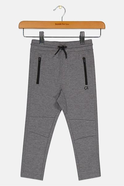 GAP Toddlers Boy Heather Pull On Pants, Grey