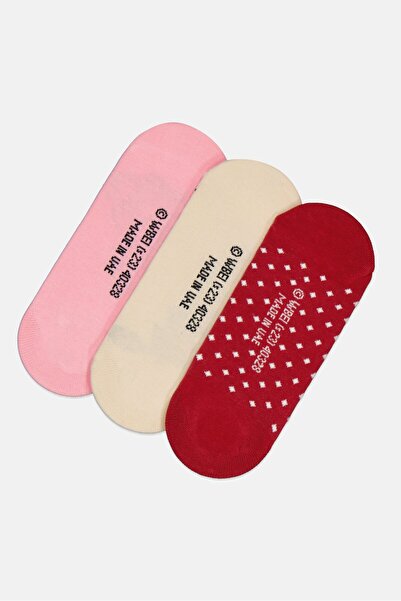 Warner Bros Kids Girl 3 Pairs No Show Socks, Multicolor