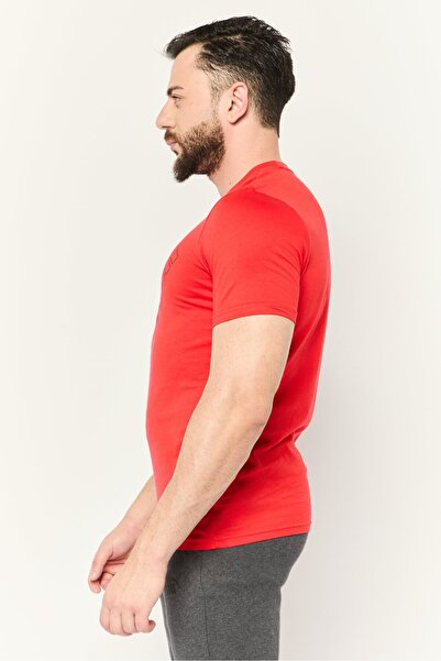 Puma Men Sportswear Fit Short Sleeve Outdoor T Shirt, Red