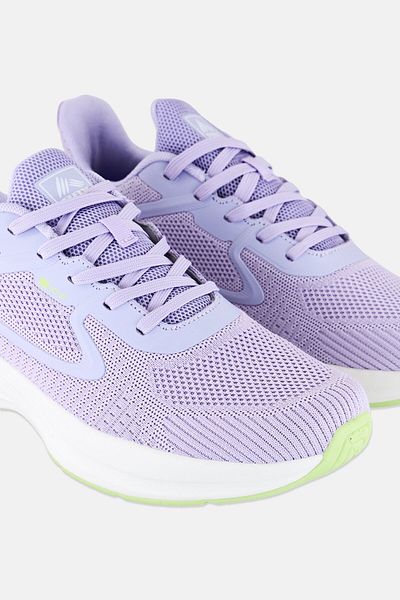 RBX Women Knitted Lace Up Hiking Shoes, Purple