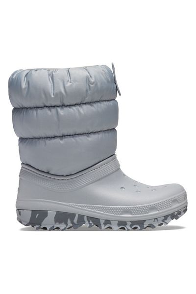 Crocs Classic Neo Puff Boot Kids 34-35 EU - J3 US Gray - Light Grey