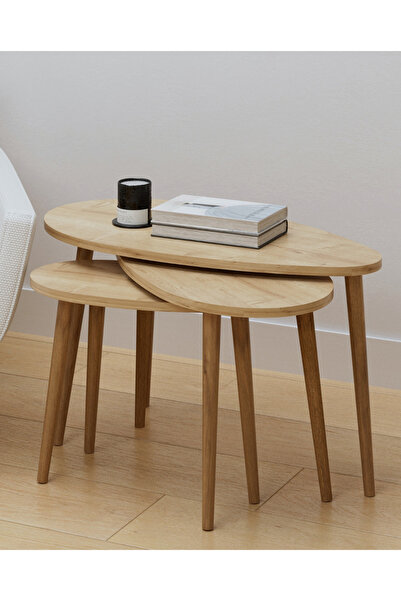 Skandi homeworks Spline 3'lü Zigon Sehpa