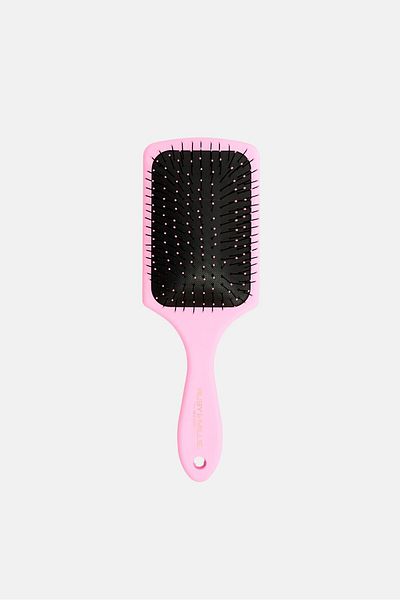 Ruby & Millie Soft Touch Detangling Paddle Hair Brush, Rose Pink