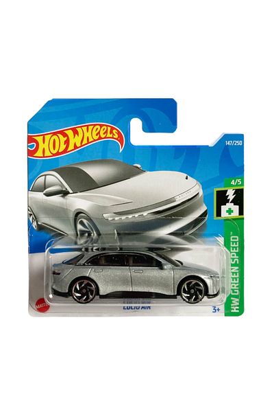 HOT WHEELS Hot Wheels Car, Lucid Air, HW Green Speed, 1:64, Silver