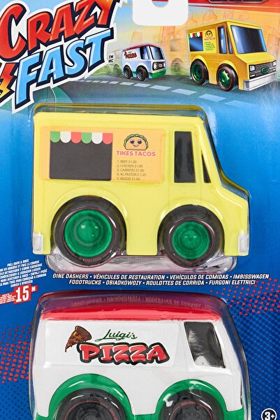 Little Tikes 2 Pieces Crazy Fast Cars Series Dine Dashers, Multicolor