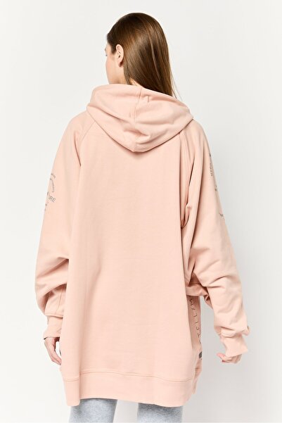 adidas Adidas by Stella McCartney Women Sportswear Fit Long Sleeve Outdoor Hoodie, Peach