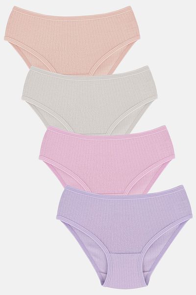 zehracatasariim Kota Girl's Slip 6 Pieces Panties Report Cotton