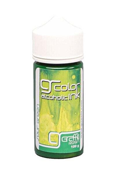 Graffiti Resin جرافيتي ريزن حبر كحولي لون ليموني أخضر 100غ
