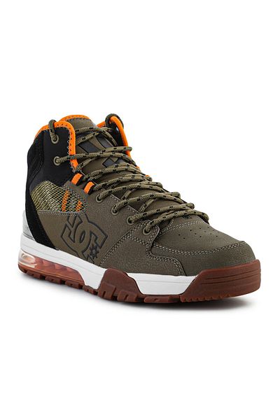 DC DC Versatile Hi WR Olive Black Skate Trainers