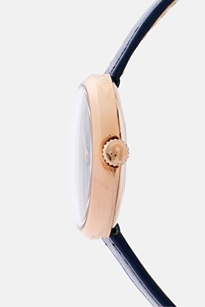 FURLA Women WW00005004L3 Leather Analog Watch 32 mm, Navy