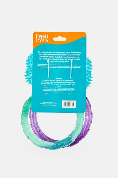 Posh Paws Dog Chew Toy, Multicolor