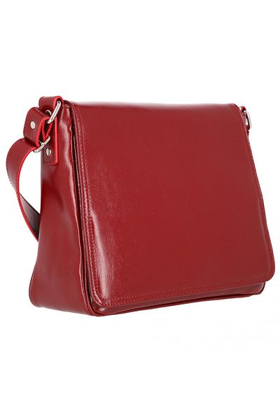 Magazinul de genti Women's genuine leather bag, model 137, Bordeaux