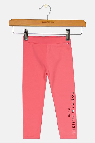 Tommy Hilfiger Toddlers Girl Brand Logo Leggings, Pink