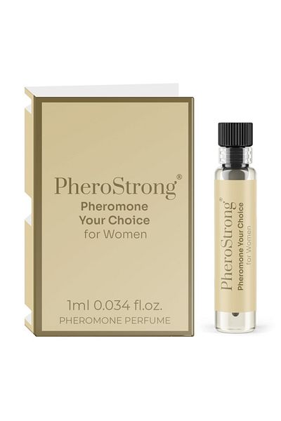 powerstrong Pheromone perfume, PheroStrong, Your Choice for women, 1 ml