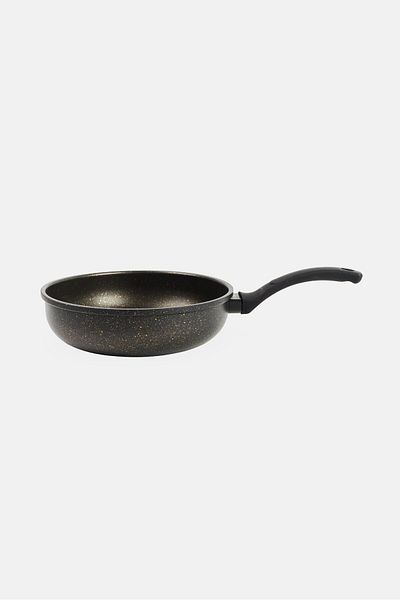 Fissman Grace Aluminium Deep Frying Pan, Black