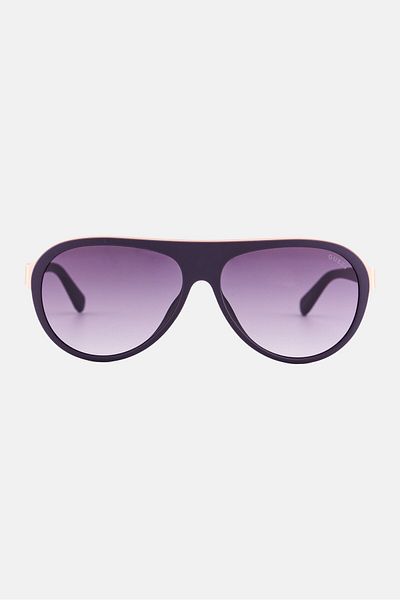 Guess Men GU0012582A60 UV Protected Round Sunglasses, Purple