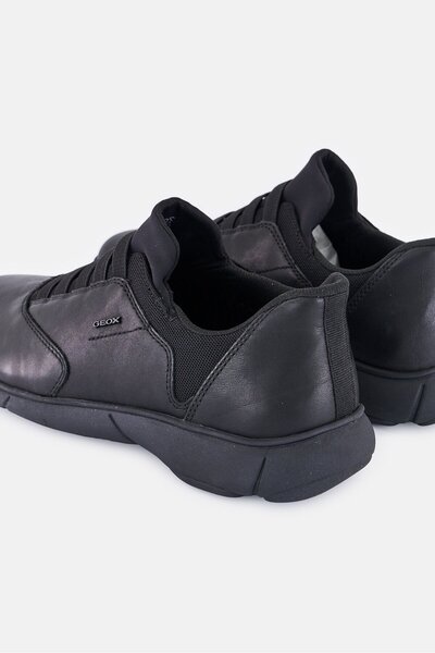 Geox Men U NEBULA 20 F Lace Up Casual Shoes, Black