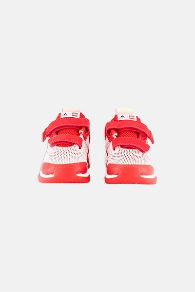adidas Toddlers Boy Lego Velcro Clouse Running Shoes, Red