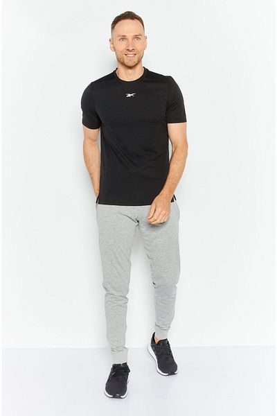 Reebok Men Sportswear Fit Short Sleeves Training T-Shirt, Black