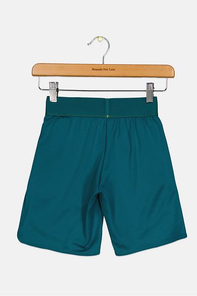 adidas Kids Boy Brand Logo Running Shorts, Teal Green