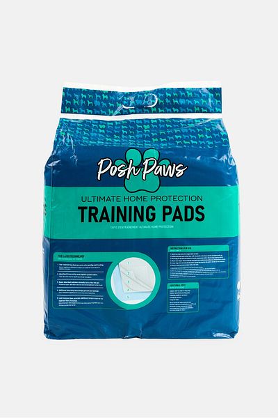 Posh Paws 100 Pcs Puppy Training Pads, Multicolor